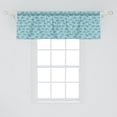 thumbnail image 2 of Ambesonne Bike Valance Pack of 2, Various Bicycle Silhouettes, 54"X18", Blue Slate Blue, 2 of 2