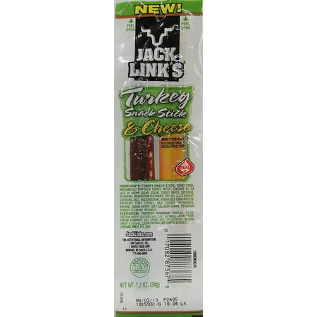 Jack Links Turkey and Cheese Combo Pack, Original, 1.2oz