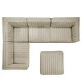 thumbnail image 5 of Conjure Channel Tufted Upholstered Fabric 5-Piece Sectional-EEI-5797-BLK-BEI, 5 of 5