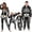 Z1-Black, variant on Family Matching Halloween Onesie Pajamas, Funny Skeleton Hooded Zipper Pjs Holiday Loungewear Fall Clothes For Men/Women
