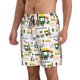 thumbnail image 2 of Balery Transportation Cartoon Traje de Baño Estilo Hawaiano para Hombre, Shorts de Secado Rápido con Bolsillos-Medium, 2 of 6