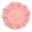 Light Pink Round, variant on 15 Inch Boho Fabric Placemat, Rustic Farmhouse Round Ruffle Place Mat, Washable Scalloped Edge Table Mats for Kitchen Dining Party Table Decor