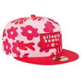 thumbnail image 3 of Men's New Era Red Atlanta Hawks Palm Fronds 2-Tone 59FIFTY Fitted Hat, 3 of 6