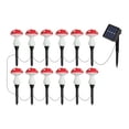 thumbnail image 3 of Lámpara solar con forma de hongo, adorno paisajístico, regalos de jardinería, arte de jardín, iluminación para caminos al aire libre, accesorios para 12 Luz de hongo, 3 of 8