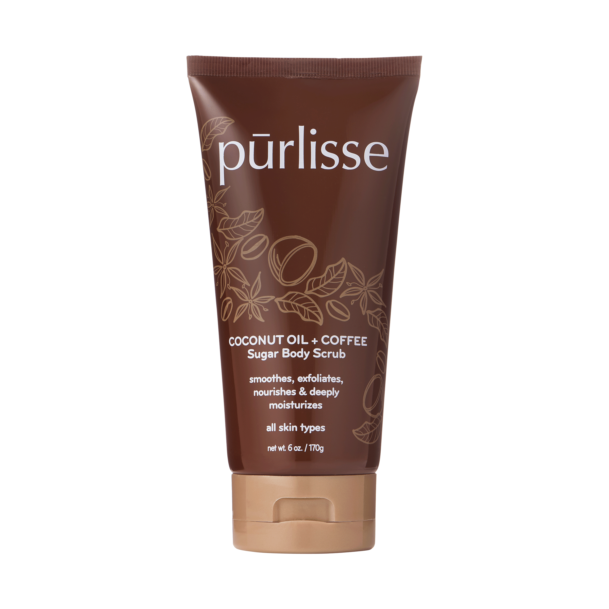 Purlisse Coconut Oil + Coffee Sugar Body Scrub Crueltyfree & clean