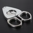 thumbnail image 4 of Cigar Cutter Stainless Steel Metal Classic Portable Cigar Cutter Guillotine Christmas Puro Scissors Cigar Accessories Gift Box (Silver), 4 of 7