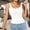 White, variant on Fnooota Womens Camisole Tank Tops with Built in Bra, Summer Slim Fit Knitted Scoop Neck Basic Undershirts Beige Size S-XL