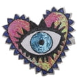 thumbnail image 4 of s s de lentejues para pnchar / coser, diseño ón de amor, adorno grande, apliques para ropa, chaqueta , sombr Azul Macarena Love Heart Lentejuelas parche, 4 of 8