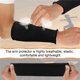 thumbnail image 4 of 5 pares de mangas resistentes a quemaduras cortadas, Protector de brazo, antebrazo, Protector de brazo, cuero fino, rasguño, 4 of 5