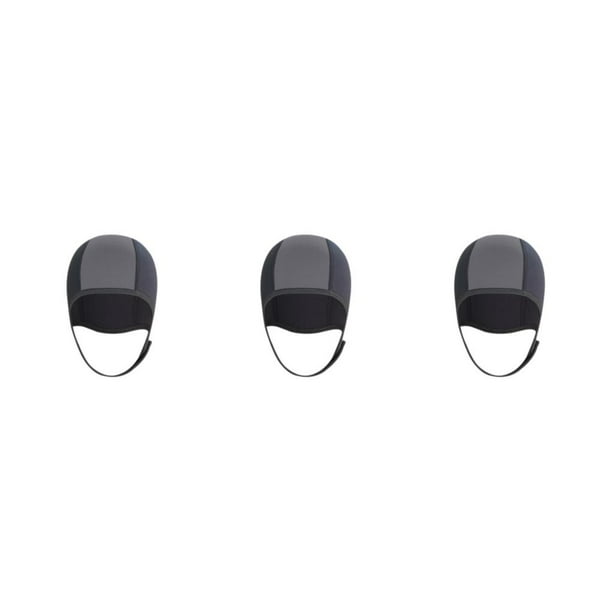 Gorro de neopreno grueso Sonducket con capucha térmica para nadar bajo el agua Negro