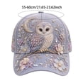 thumbnail image 4 of 3D Highland Cow Embroidery Cap, Cute Print Baseball Cap, Adjustable Farmhouse Baseball Hat, Rustic Country Hat Gift for Women and Men, 4 of 5