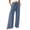 ZA-Gray-wiyuqeen capri pants, variant on Womens Palazzo Pants Casual Wide Leg Trousers with Cuff Hem Elastic Waist Drawstring Summer Trousers Pocket Lounge Pant