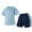 B0623-Light Blue, variant on NIEWTR Baby Boy Summer Outfits Henley Shirt Soft Pocket Short Sleeve Tops & Shorts Sets 3 6 12 18 Months 2T Clothes For 18-24 Months 2t 3t 4t 5t 6t Children's Day Gift 2PCS Set ,5-6 Years
