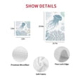 thumbnail image 7 of Blue Jellyfish Coastal Kitchen Dish Towels for Drying Dishes Set of 2, Summer Beach Nautical Coral Waffle Weave Microfiber Hand Tea Bathroom Towels Quick Dry & Absorbent Towel 12x12, 7 of 7