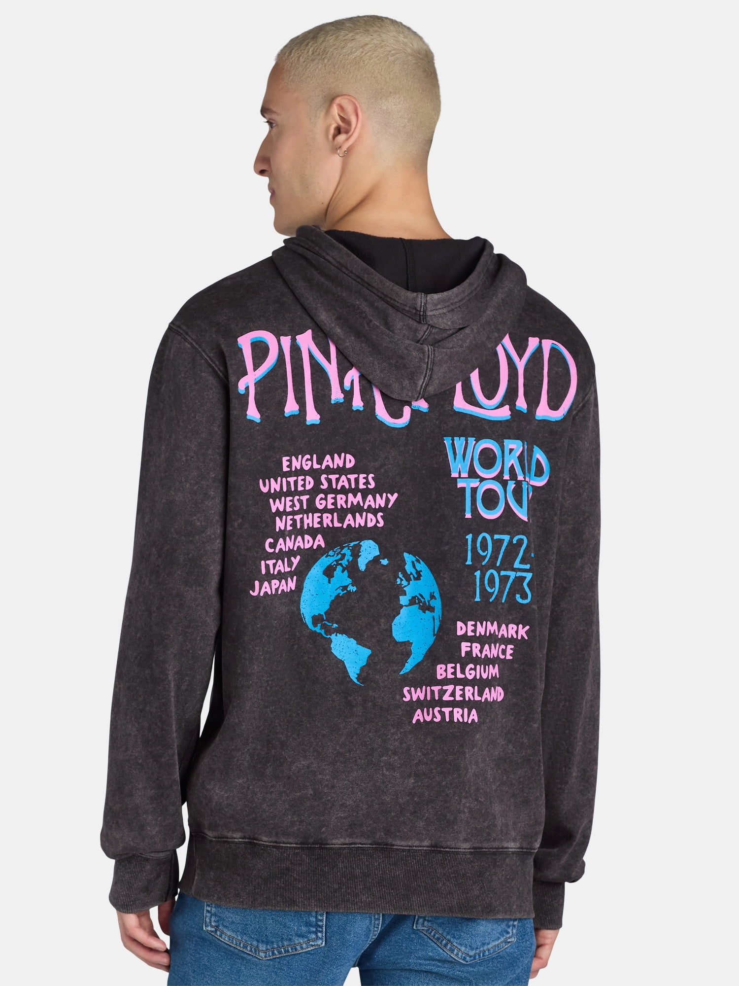 Pink Floyd Men's & Big Men's Graphic Hoodie Sweatshirt, Sizes S-3XL