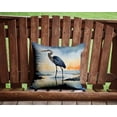 thumbnail image 2 of Carolines Treasures DAC7501PW1414 14 x 14 in. Blue Heron Barely Lit Sky Throw Pillow, 2 of 5