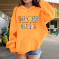 thumbnail image 2 of Ruyang Kids Girls 2nd Grade Back to School Hoodies Boys Preppy First Day of School Sweatshirts Soft Cute Pullover Hoodie, 2 of 7