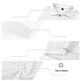 thumbnail image 6 of Men's Lapel Sweater Shirts Long Sleeved Casual Breathable Knitted Sweater for Fall Winter, 6 of 6
