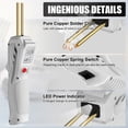 thumbnail image 4 of Plastic Welding Tool, Fast Heating Plastic Welder Kit Comfortable Grip with 200  for Bumper Repair for DIY Projects Black,White,Yellow, 4 of 7