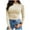 Beige, variant on Idoravan Womens T Shirts Long Sleeve Crew Neck Basic Tee Women's Fall Fashion Long Sleeve Stretch Slim Fitted Ribbed T-Shirt Blouse Solid Basic Tops Blue S