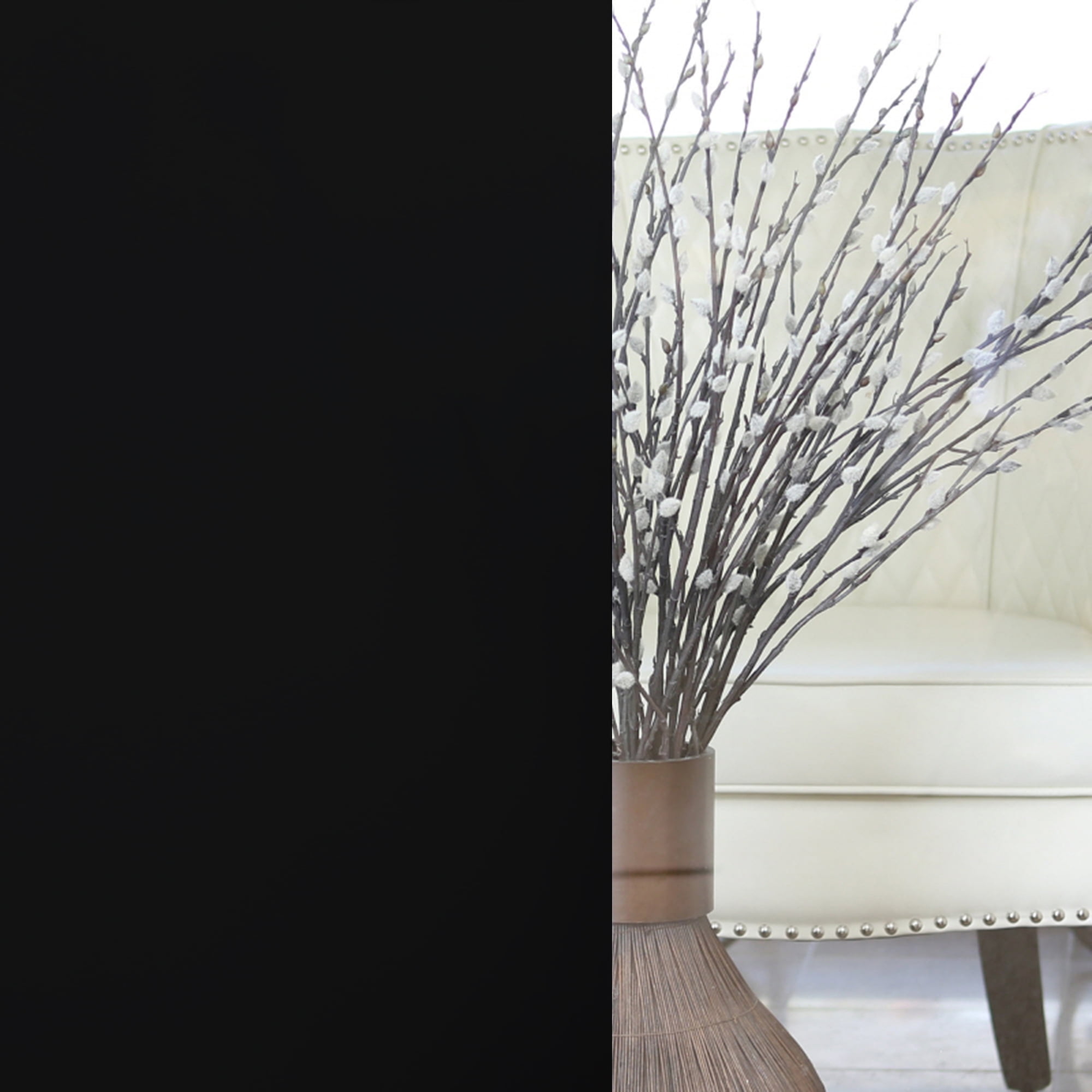 NonAdhesive Blackout Privacy Window Film Black