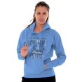 thumbnail image 3 of Maine Cute State Flower Souvenir Hoodie Sweatshirt Women Brisco Brands S, 3 of 6