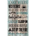 thumbnail image 1 of Artistic Reflections PA1003 14 x 24 Po Lac Règles Bois Palette Design Mur d'Art Signe, 1 of 1