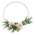 thumbnail image 3 of 10 Pcs 5 Sizes Metal Hoop Rings Compatible With Diy Wreath Dream Catchers Crafts, 3 of 4