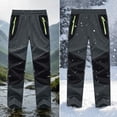 thumbnail image 5 of Caywon Kids Waterproof Fleece-Lined Outdoor Pants with Zippered Pockets and Colorblock Detail, Sturdy Warm Winter Snow Gear for Skiing and Hiking, 5 of 9