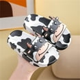 thumbnail image 2 of adviicd Toddler Slippers Girl Cloud Slides for Kids, Shower Slippers Bathroom Pool Sandals,Boys Girls Comfy Thick Sole Slippers,Summer Non-Slip Beach Shoes (Black,13), 2 of 5