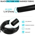 thumbnail image 3 of Black PVC Sleeve Insulation Electrical Wire Harness Tubing Management Flame Retardant ,UV-Proof,Waterproof,Protective(1/4"-26ft), 3 of 7