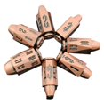 thumbnail image 1 of 2024 Metal Polyhedral Bullet Dice Set for DND & RPG - Unique Bullet Shaped Design, Sturdy Metal, Easy to Roll, 7-Dice Set Included, 1 of 1