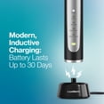 thumbnail image 6 of AquaSonic Precision Rechargeable Electric Toothbrush, 5 Modes, 4 Brush Heads, Travel Case, Black, 6 of 10