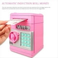thumbnail image 3 of Alcancía Electrónica Automática, Mini Caja de Seguridad para Monedas, Caja de Ahorros, Contraseña, Cerradura con Llave, Cajero Automático, Regalo para Niños, Color Rojo, 3 of 4