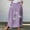 Purple#1, variant on Long Skirts for Women Viikei Women's Skirt in Lightweight Chiffon,Women's Printed Elastic Waistband Pleated Pocket Skirt With Mid Calf Skirt Purple S