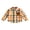Khaki, variant on Cenuakty Toddler Boy Thanksgiving Shirt Adorable Long Sleeve Button Down Plaid Tops