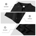 thumbnail image 6 of XAOFW Men's Summer Shirts Casual Short Sleeve Breathable Button Down Shirt Relaxed Fit Placket Shirts For Outdoor And Daily Wear Trendy Tops L, 6 of 9