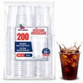 thumbnail image 1 of Berry Bloom Vasos Transparente Reutilizables Extra-Resistentes con 200 Piezas 266 ml (9 oz), Libre de BPA, para Agua, Refrescos, Fiestas, Eventos, Carne Asda y Reuniones Familiares, 1 of 7