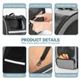 thumbnail image 4 of Mochila para perros Petsfit ampliable para mascotas de menos de 10 kg, 4 of 9