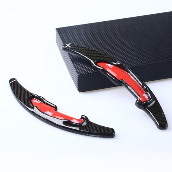 Zorratin Pure Real Carbon Fiber Steering Wheel Shift Paddle Shifter Extensions for BMW M Serious M2 M3 M4 M5 M6 X5M X6M 2014-2016