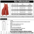 thumbnail image 3 of Women's Wide Leg Pants with Pockets - Casual Loose Yoga Trouser Pants Sweatpants Palazzo Lounge Pajama Pants, 3 of 7
