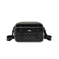 thumbnail image 1 of Bolso De Hombro A Cuadros Belug Negro, Beige, 1 of 5