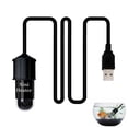 thumbnail image 1 of Mini USB Constant Temperature Aquarium Heater Rod, Adjustable Fish Tank Heater with Automatic Thermostatic Control & Overheat Protection for Tropical Fish & Aquatic Life, Quartz Tube, 51.2-Inch Cable, 1 of 8