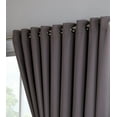 thumbnail image 3 of Warm Home Designs Extra Large 2 Charcoal Room Divider Curtains 108" W x 99" L Each with 2 Matching Tie-Backs. N Charcoal Wall 99, 3 of 5