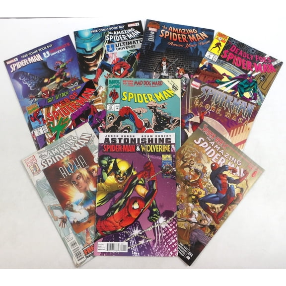 Spider-Man Value Bundle - 10-Pack of Comic Books - Marvel Comics