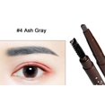 thumbnail image 4 of Magik 2 Pack Waterproof Eyebrow Pencil Retractable Slant Tip & Brush Double-ends Natural Hair-like Look (#4 Ash Gray), 4 of 9