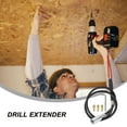thumbnail image 3 of IDEANATEGRATE 1Jgo Extensión Flexible Para Taladro Negro Con Adaptador Para Fresado Y En Áreas Difíciles, 3 of 8