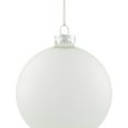 thumbnail image 5 of Northlight Frosted Matte Christmas Glass Ball Ornaments - 2.5" (65mm) - Clear - 4ct, 5 of 8