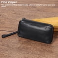 thumbnail image 2 of pitrice Leather Men Wallet Rectangular Polyester Lining Zipper Card Holder Coin Pocket Purse Notecase Handbag Birthday Gift, 2 of 9