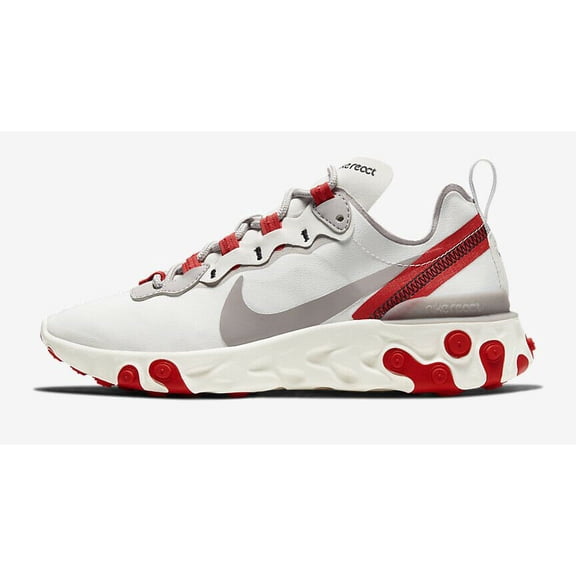 Nike Womens React Element 55 Shoes Platinum Tint/Silver Lilac BQ2728-010 NEW (US 8)